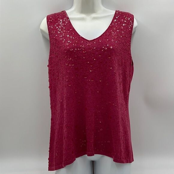 Pink sequin Burberry knitted shirt sleeve top, perfect Barbiecore, Barbie summer - Picture 1 of 10